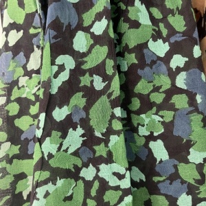 Textured Leopard - Green Scarf